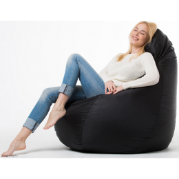 Кресло Груша из Оксфорда 420D, размер "XL", черного цвета