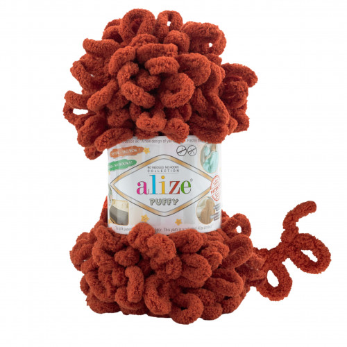 Alize Puffy Рыжий – Тёплый оттенок для осеннего уюта