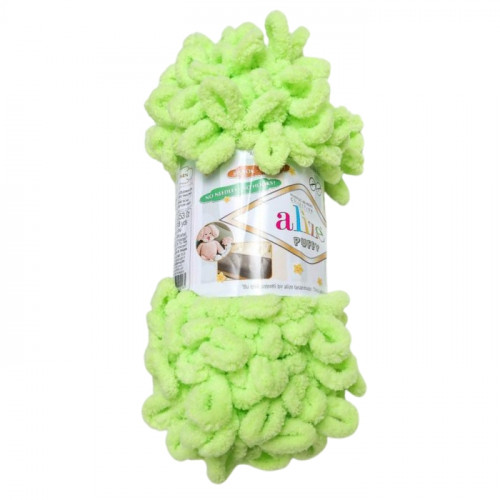 Alize Puffy Fistic – Verde elegant pentru un confort minimalist