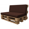 Коричневые подушки для мебели из поддонов – стиль и уют от BeanBag.md  